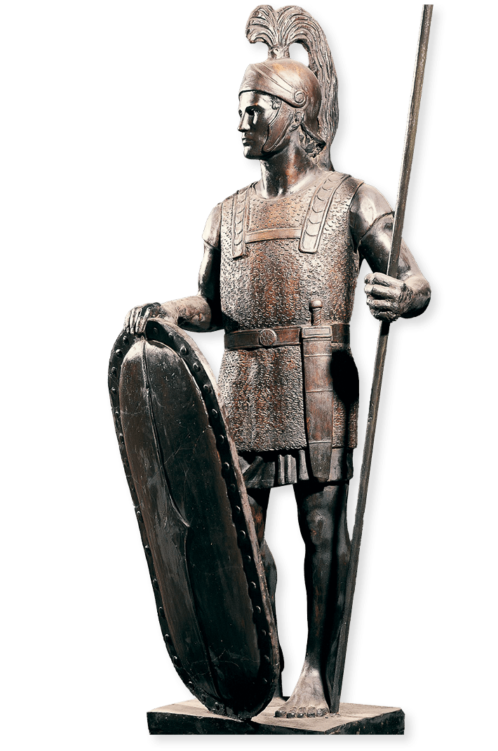 Buste d'Empereur Romain En Plâtre Buste d'Empereur Romain En Plâtre