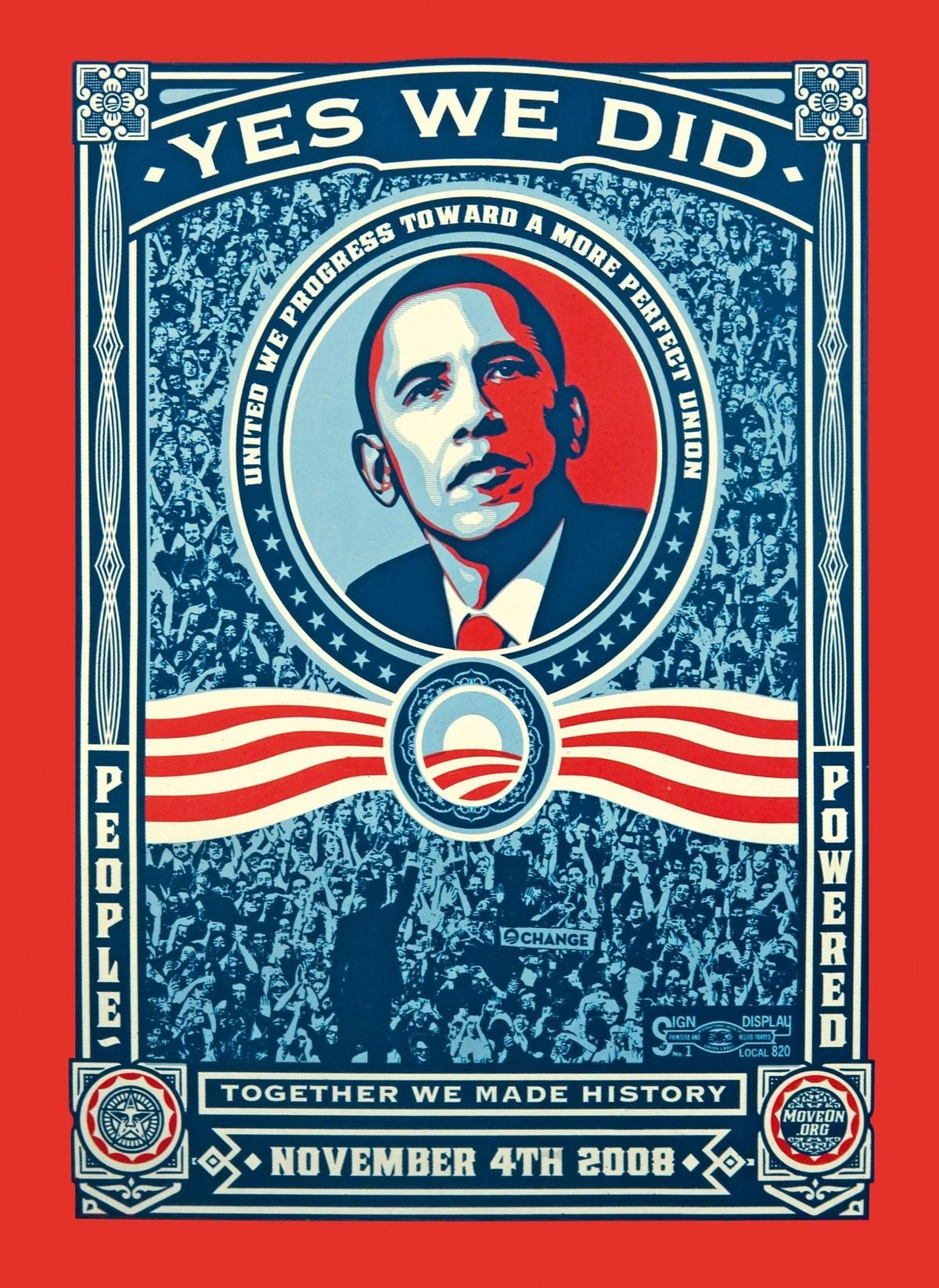 Affiche Yes we did.