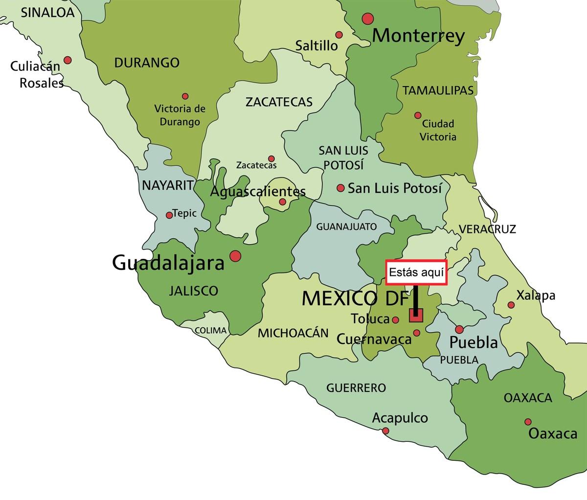 Carte de Mexico