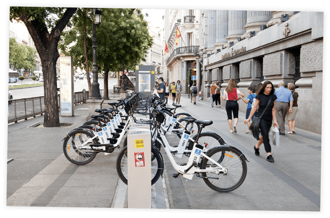 Bicicletas compartidas de Madrid