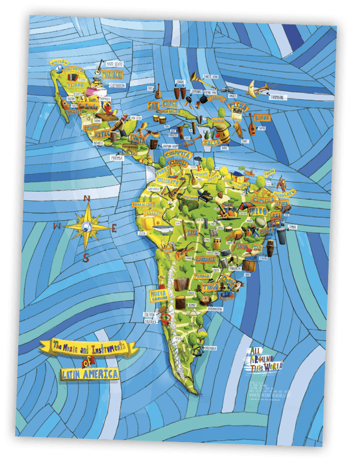 Mapa de estilos de música latinoamericanos, All Around This World, 2015