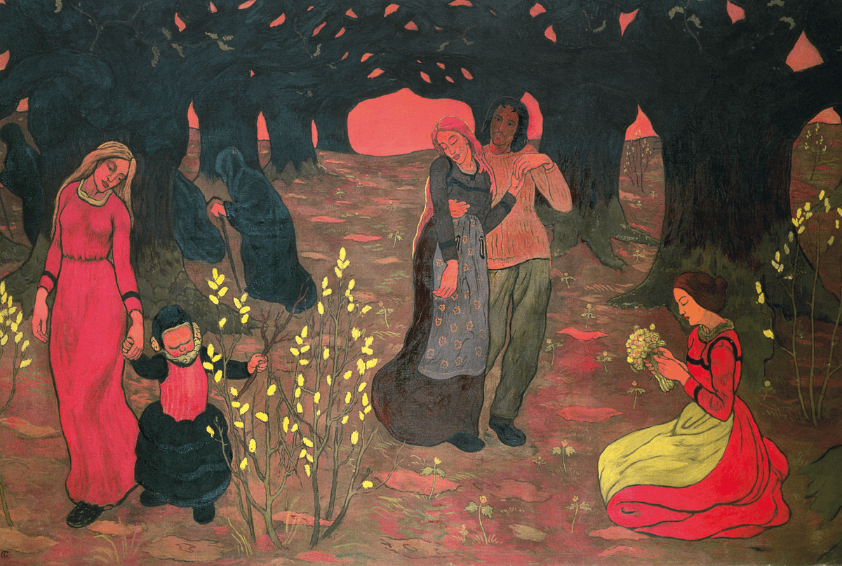 Georges Lacombe, Les Âges de la vie, 1892, huile sur toile, Petit Palais, Genève, Suisse.
